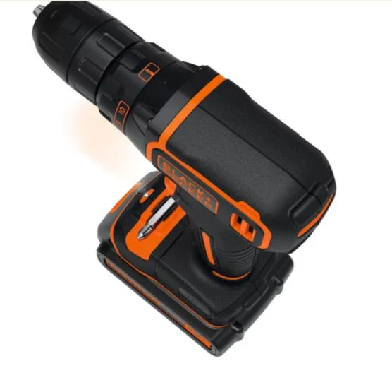 Black+Decker BDCDC18KB 18V Cordless Drill Drivers – Powerful & Compact Battery-Operated Drill for DIY & Professional Use - Image 4