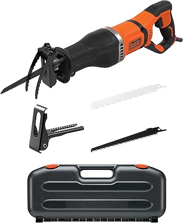 Black+Decker BES301K-GB 750W Reciprocating Saw – Powerful Corded Tool for Wood, Metal & DIY Projects - Image 2