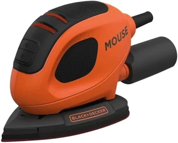 Black+Decker BEW230 55W Mouse Sander – Compact & Powerful Wood, Paint, and DIY Sanding Tool - Image 4