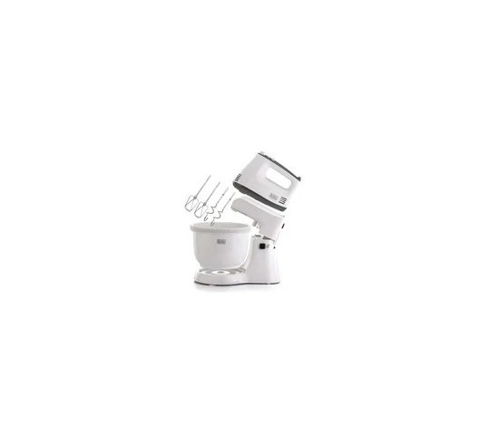 BLACK+DECKER M700-B5 Stand Mixer with Bowl 300W – Powerful Motor, Multi-Speed Control & Easy Cleaning