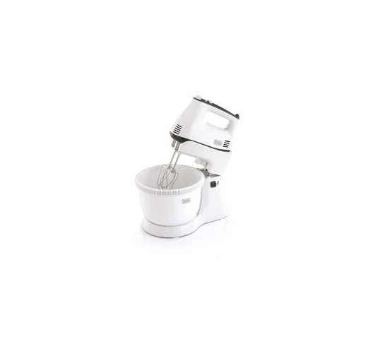 BLACK+DECKER M700-B5 Stand Mixer with Bowl 300W – Powerful Motor, Multi-Speed Control & Easy Cleaning - Image 2
