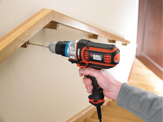 Black+Decker MT350K-B5 300W Corded Multitool with Drill Driver Head – Versatile DIY & Home Repair Tool - Image 6