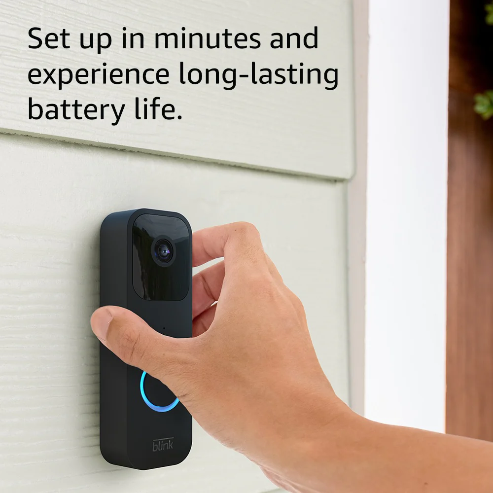 Blink Video Doorbell + Sync Module 2 | Two-year battery life, Two-way audio, HD video, motion and chime app alerts and Alexa enabled - Image 5