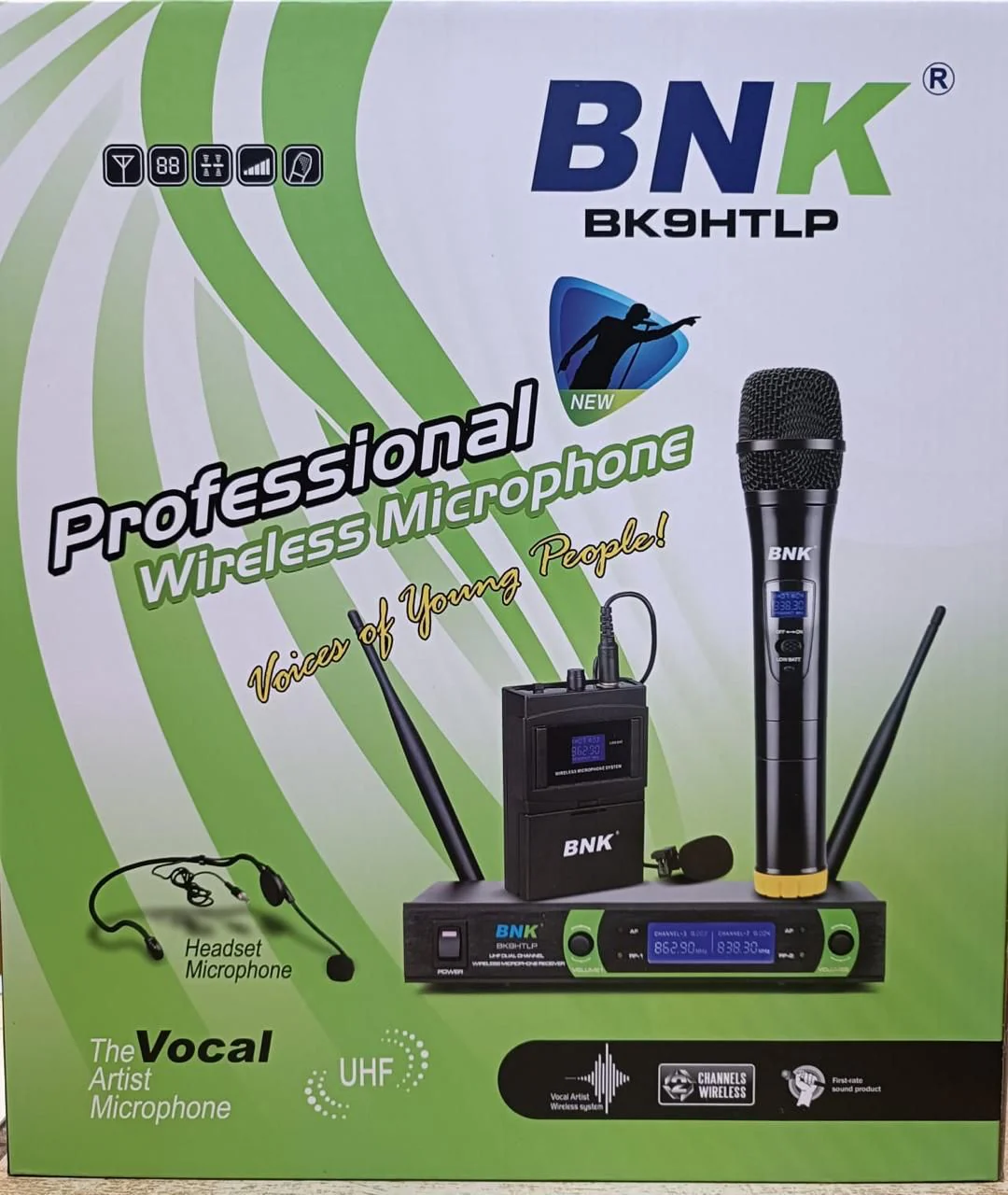 BNK BK9HTLP Lapel Wireless Microphone – Enables clear and hands-free audio capture, making it ideal for interviews, content creation, and professional recordings