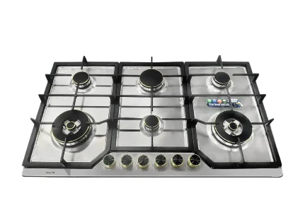 Bolesi BLS-ML-8602G 6-Burner Stainless Steel Gas Hob Built-In Cooker – High Efficiency, Durable & Modern Kitchen Design