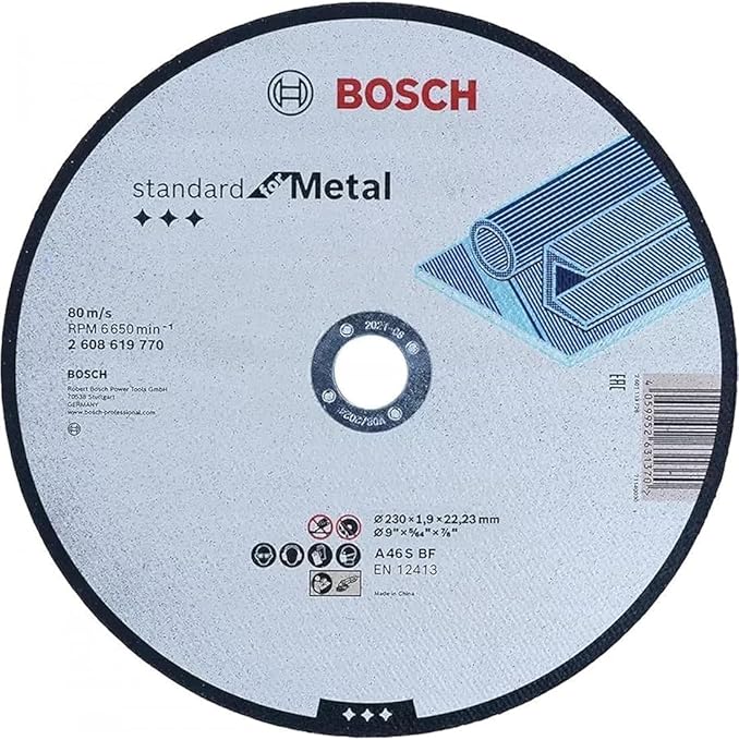 Bosch 2608619770 Standard for metal & Inox cutting disc with depressed center, 230 mm, 22,23 mm, 1.9 mm - Image 2