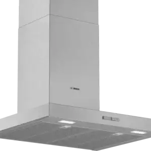 Bosch DWB64BC51B 60CM Box Hood – Stainless Steel Kitchen Ventilation Hood with Powerful Suction, LED Lighting and Easy-Clean Filters for Smoke & Odour Removal