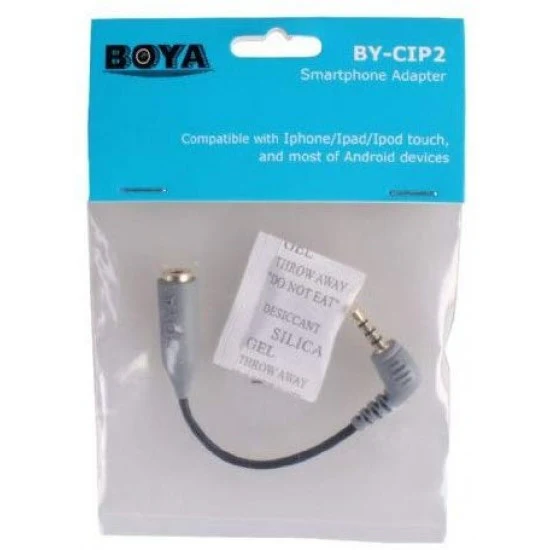 Boya BY-CIP2 Smartphone Audio Jack Adapter for iPhone, iPad, iPod Touch - Image 2