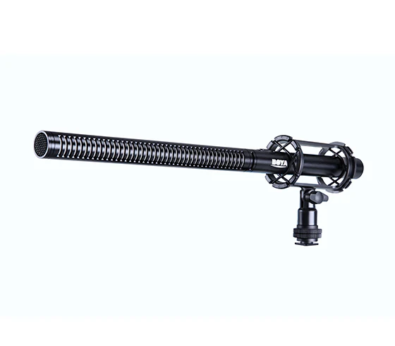 BOYA BY-PVM1000L Professional Condenser Microphone 3-Pin XLR Super-Cardioid Directional Mic with Shock Mount Wind Muff for Camcorder Video DSLR Smartphone Interviews Micro Film Creation Live Video - Image 3