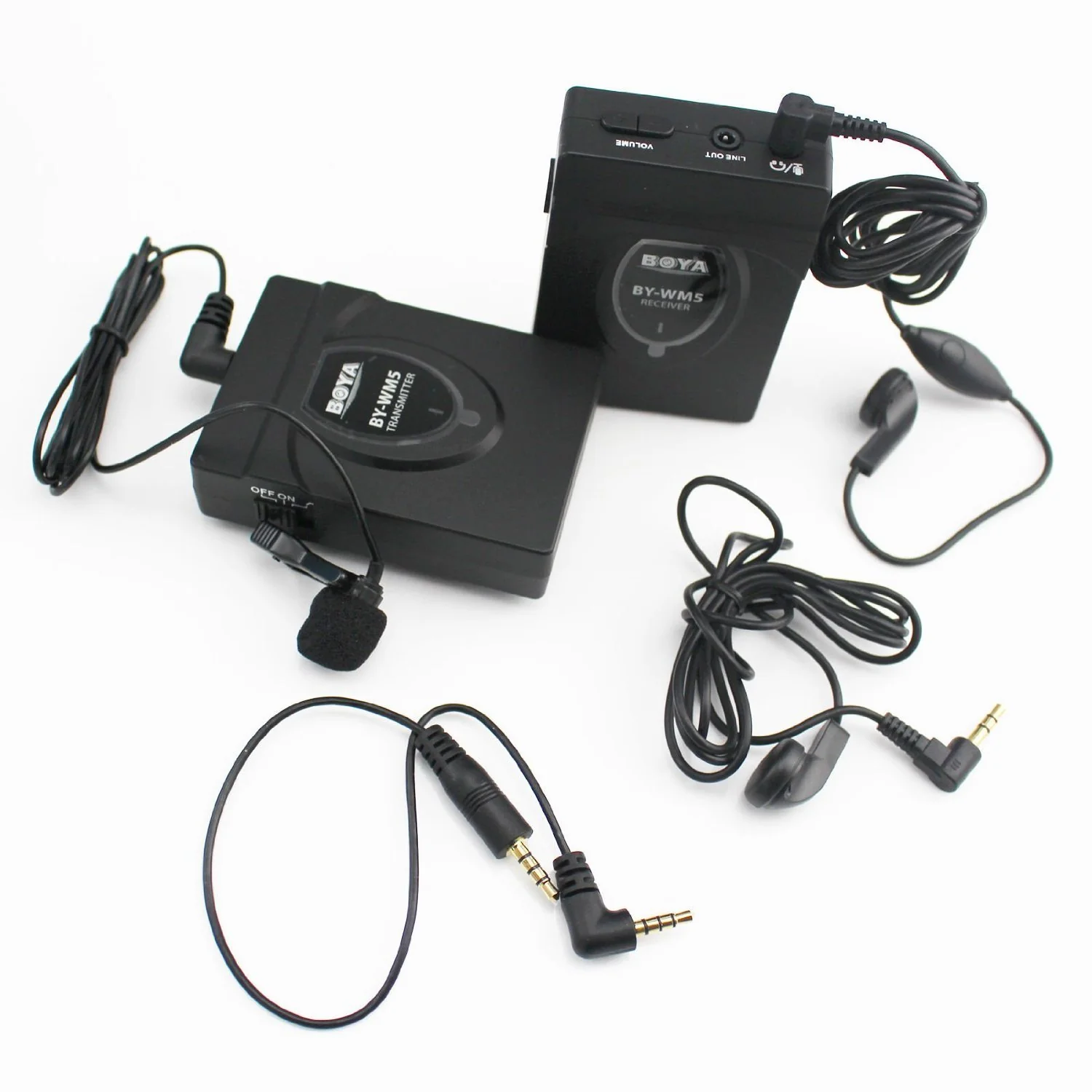 BOYA BY-WM5 2.4GHZ Wireless Lavalier Microphone - Image 4