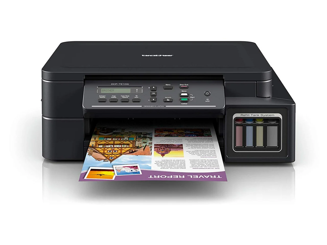Brother DCP-T510W Color Ink Tank Wi-fi Multifunction Printer Replaced by Brother T420W Printer - Image 2