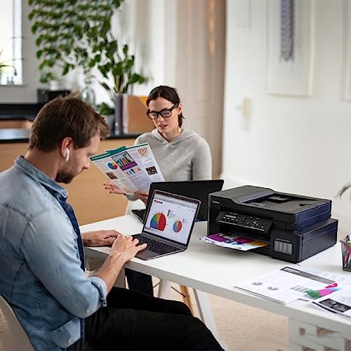 Brother DCP-T820DW - Wi-Fi & Auto Duplex Color Ink Tank Multifunction (Print, Scan & Copy) All in One Printer for Home & Office - Image 7