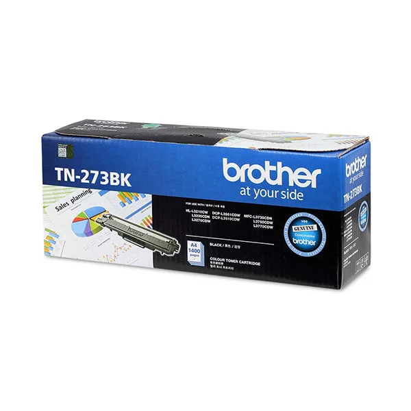 Brother TN-273BK Toner Cartridge – Ensures high-quality black prints with consistent performance for smooth, reliable everyday document printing - Image 2