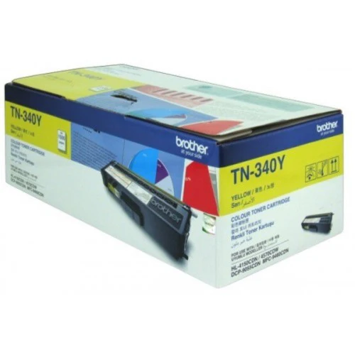 Brother TN-340Y Yellow Toner Cartridge - Image 2