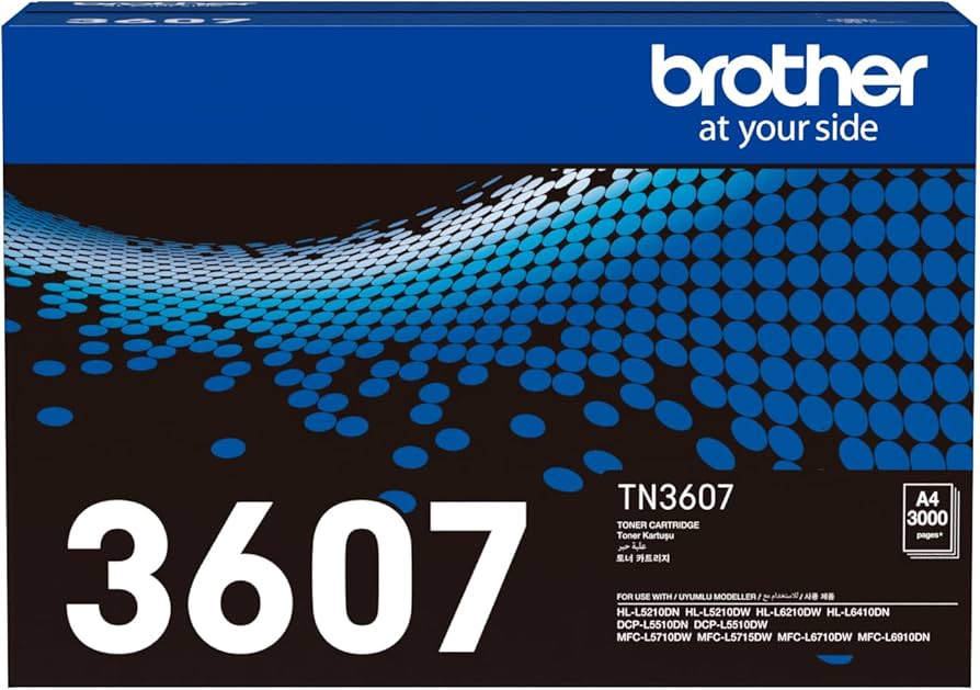 Brother TN-3607 Standard Yield Toner Cartridge – Provides sharp, clear prints and reliable performance for consistent everyday office and home printing needs - Image 2