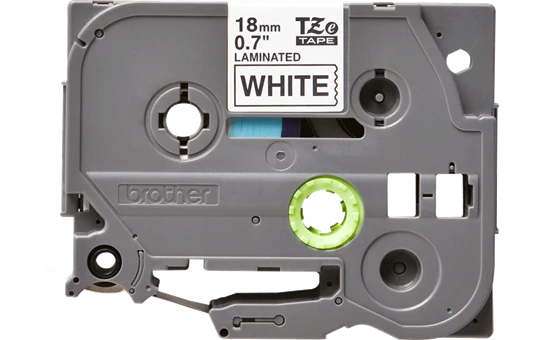 Brother TZe-241 Labelling Tape Cassette – Black on White, 18mm wide - Image 2