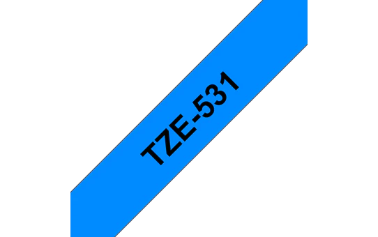 Brother TZe-531 Labelling Tape Cassette – Black on Blue, 12m - Image 3