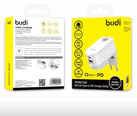 Budi AC325TU20 / AC325TE 20W (Pd+Qc) wireless charger - Image 2