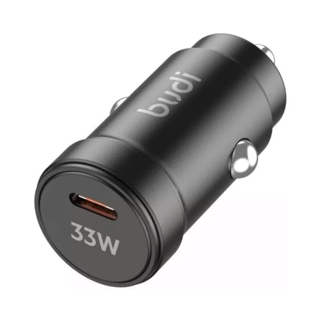 Budi CC602TB 33W Mini Car Charger – Compact Fast Charging Adapter Only with High Power Output for Smartphones, Tablets and USB Devices - Image 2