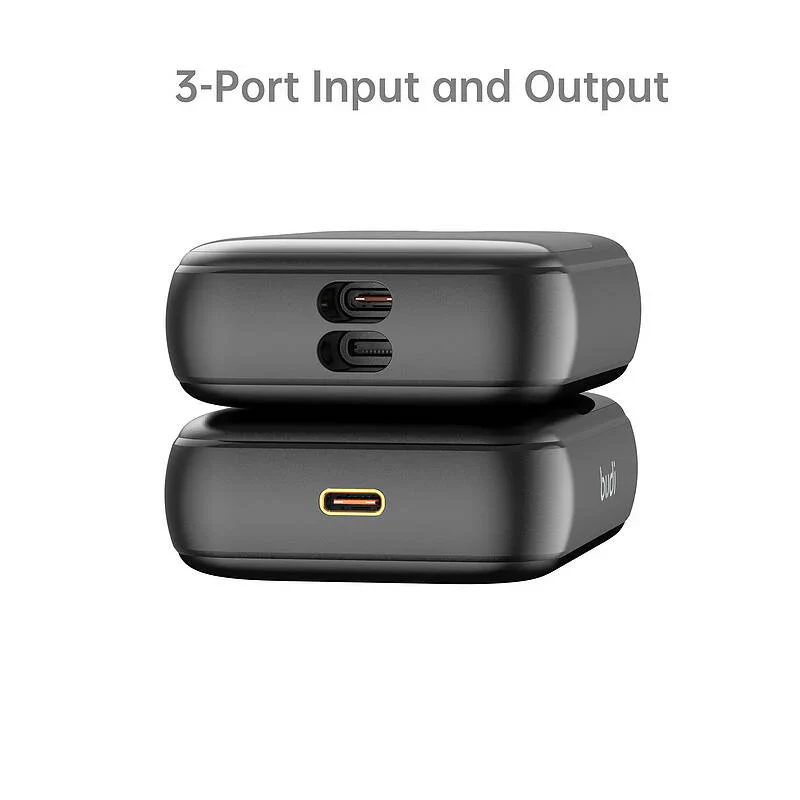 Budi PB086B 10000mAh PD 20W Power Bank – Fast Charging Portable Charger with USB-C Power Delivery - Image 3
