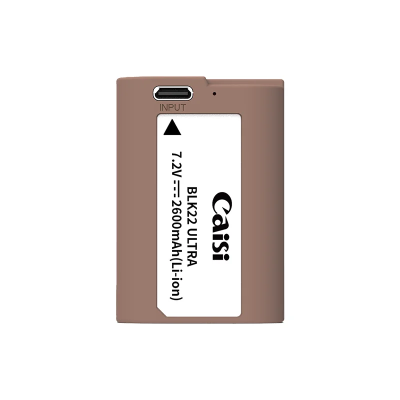 Caisi DMW-BLK22 2600mAh USB-C Battery – Reliable power solution that ensures longer camera usage and convenient USB-C charging for uninterrupted performance