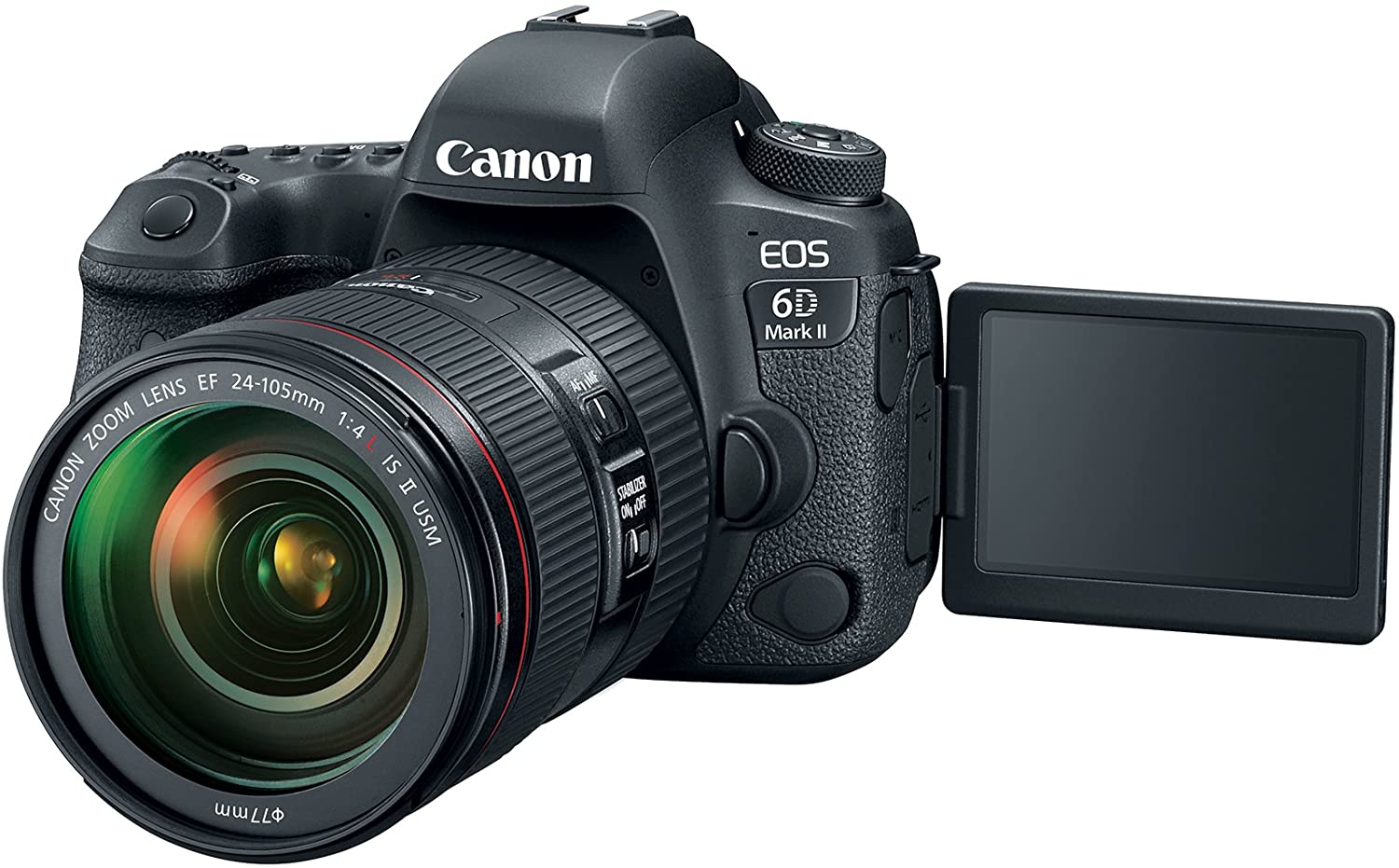 Canon EOS 6D Mark II DSLR Camera with EF 24-105mm f/4L IS II USM Lens, 1897C022AA - Image 2