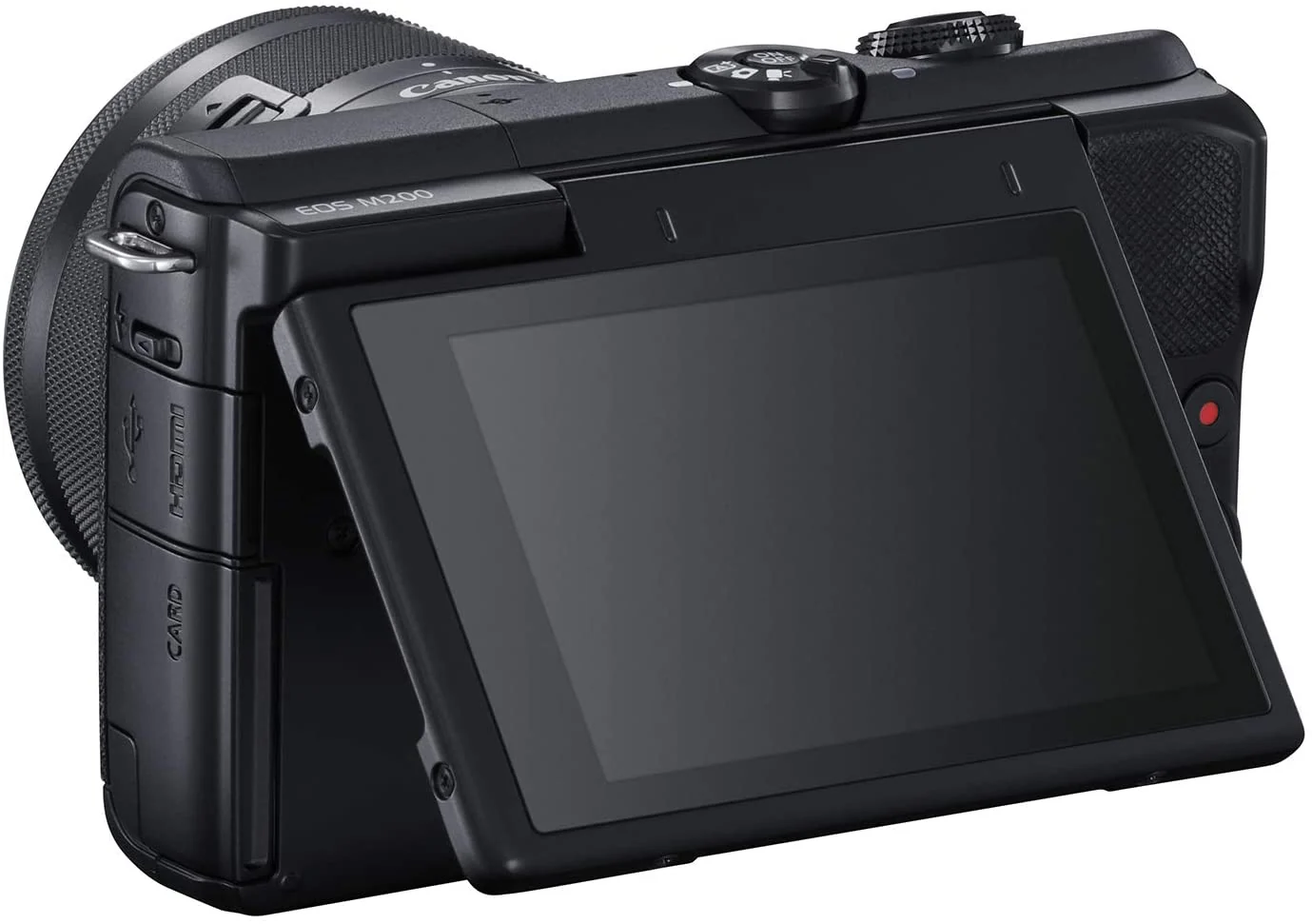 Canon EOS M200 Compact Mirrorless Digital Vlogging Camera with EF-M 15-45mm lens, Vertical 4K Video Support, 3.0-inch Touch Panel LCD, Built-in Wi-Fi, and Bluetooth Technology, Black - Image 5