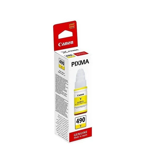 Canon GI-490 Yellow EMB Printer Ink Cartridge - 0666C001AA - Image 2