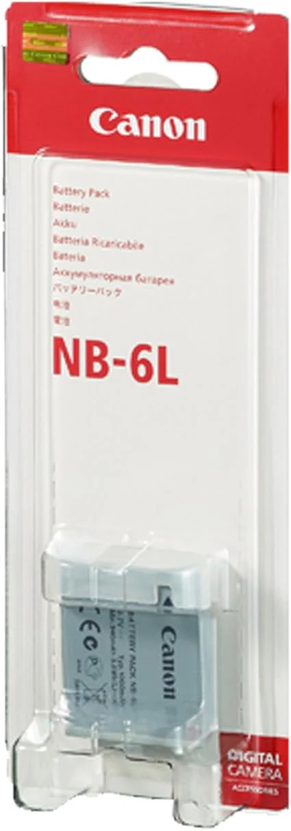 Canon NB-6L Rechargeable Camera Replacement Battery