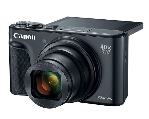 Canon Powershot SX740 Black HS Camera (2955C011) - 20.3 Megapixels, 40x optical zoom, 4K movie resolution - Image 4