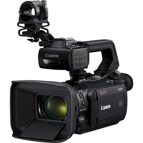 Canon XA55 UHD 4K30 Camcorder - Dual-Pixel Autofocus, 8.29 Megapixels, Up to UHD 4K30 Video Recording, Integrated 15x Optical Zoom Lens - Image 3
