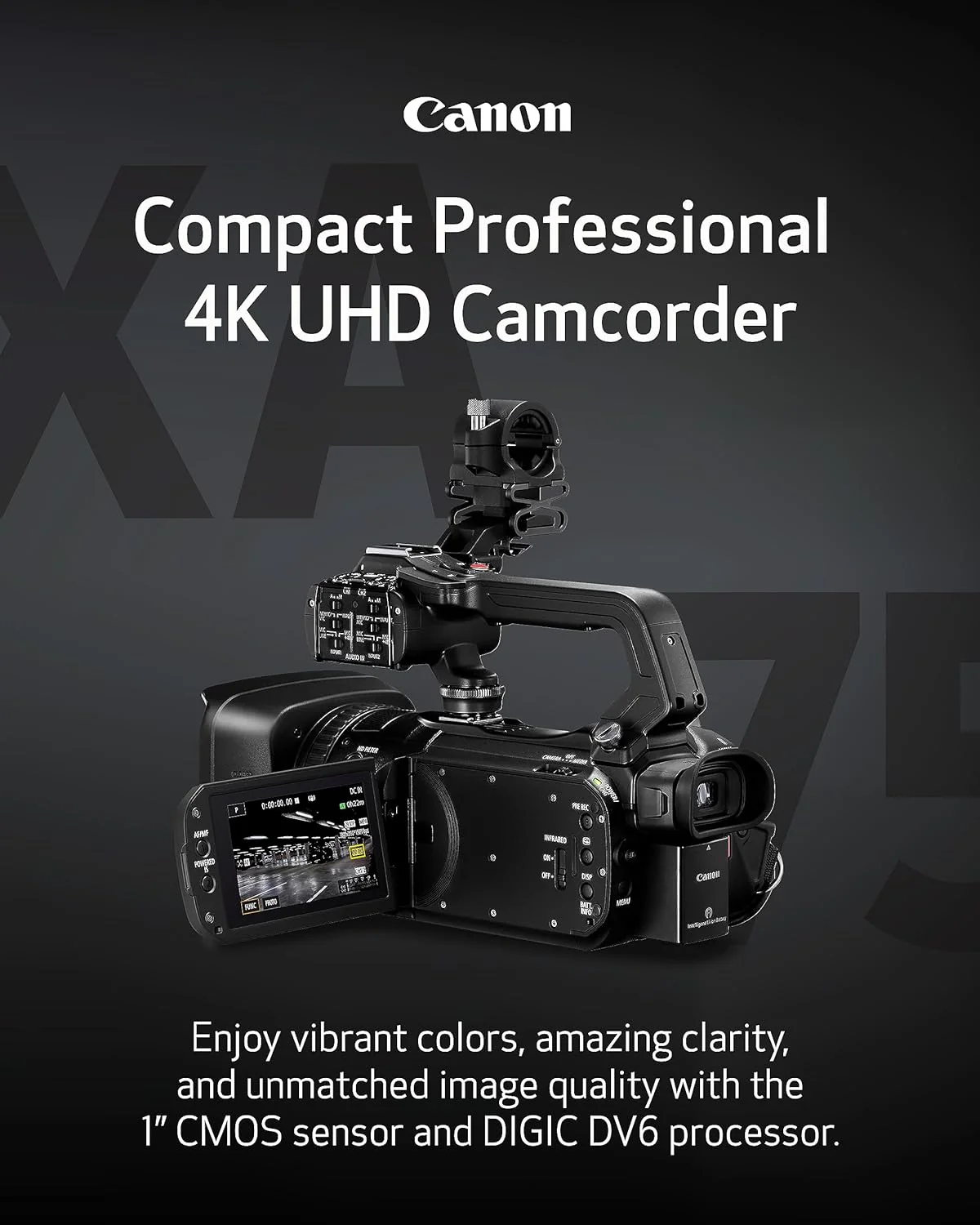 Canon XA75 Professional Camcorder - 4K UHD - Image 5