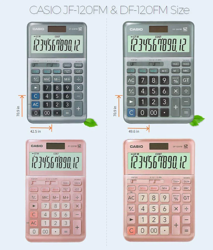 Casio DF-120FM Practical 12 digits Cost Sell  Margin Calculator - Image 3