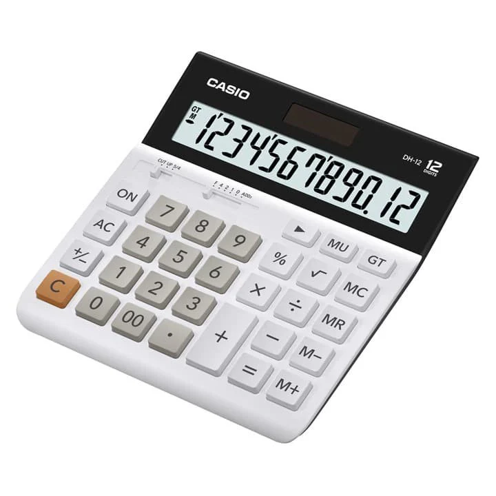 Casio DH-12 Desktop Practical Calculator - 12 digits, Extra Large Display - Image 3