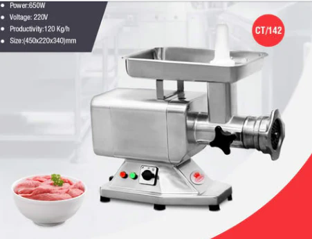 CATERINA CT/142 25kg 650W Meat Mincer – Powerful Motor, Durable Stainless Steel Construction, Easy-to-Clean, Perfect for Home, Restaurant & Butchery Use - Image 2