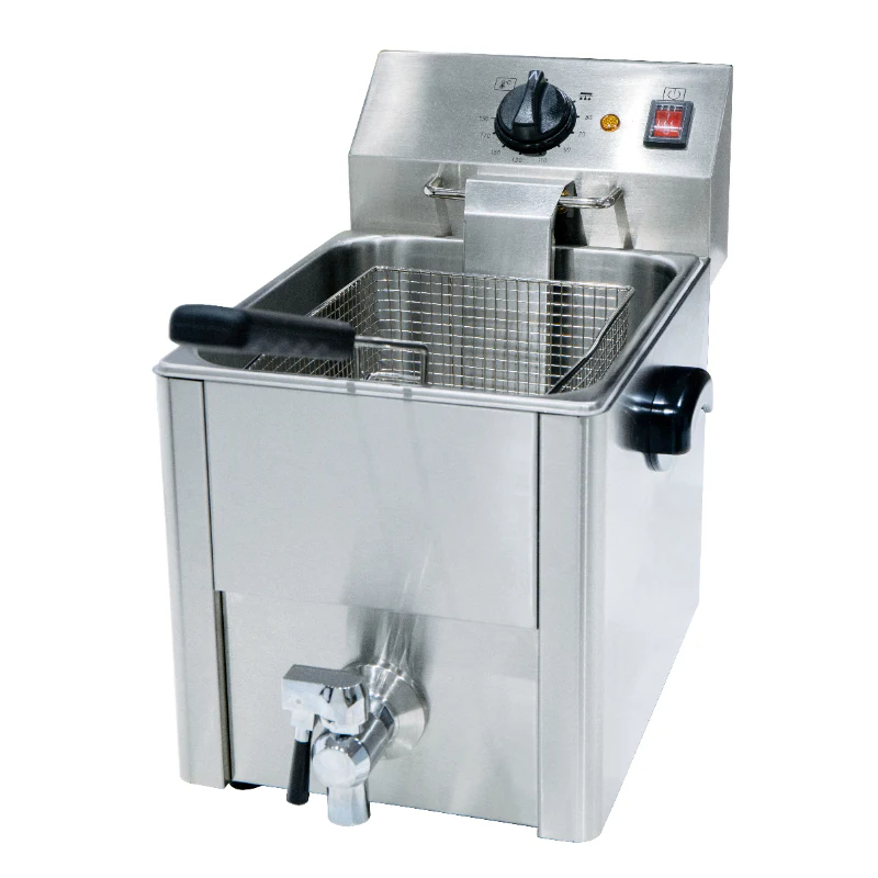 Caterina CT/463 8L Electric Deep Fryer – Fast & Even Frying, Single Basket Design, Easy-to-Use, Ideal for Home, Office & Small Commercial Kitchens