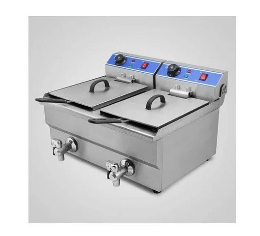 Caterina CT/193 2x10L Double Fryer Heavy Duty – High-Capacity, Fast Heating, Durable Stainless Steel, Perfect for Restaurants, Cafes & Commercial Kitchens - Image 3