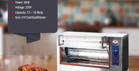CATERINA CT/241 Table Top Electric Rotisserie + Warmer – Even Cooking, Adjustable Temperature, Energy-Efficient, Easy-to-Clean, Perfect for Home, Office & Small Commercial Kitchens - Image 2