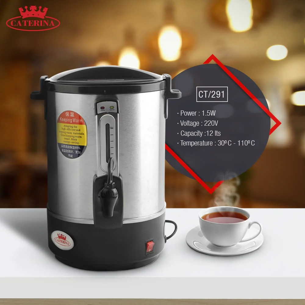 CATERINA CT/291 12L Mixed Milk & Tea Boiler – High-Capacity Heating, Durable Stainless Steel, Easy-to-Clean, Perfect for Home, Cafés & Small Commercial Use - Image 2