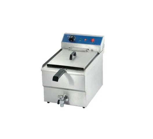 Caterina CT/191 10L Single Tank Heavy-Duty Fryer – High-Performance Frying, Durable Build, Easy Oil Outlet, Perfect for Home, Office & Commercial Kitchens