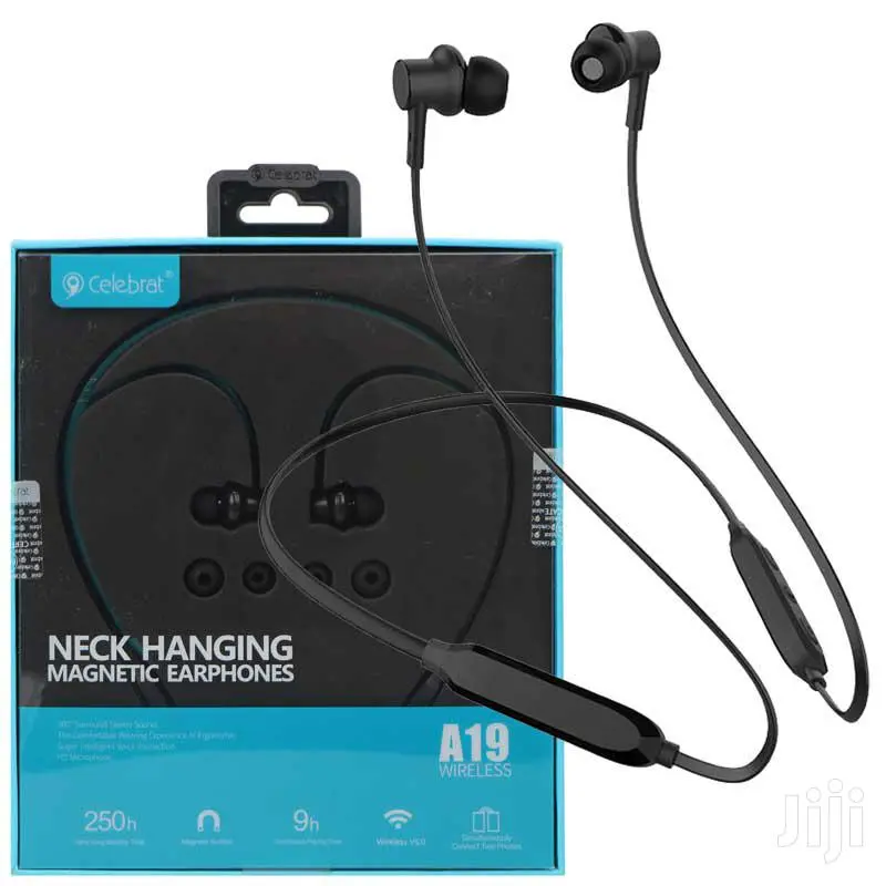 Celebrat A15 Magnetic Neckhanging Bluetooth Headset - Active Noise Cancellation - Image 2