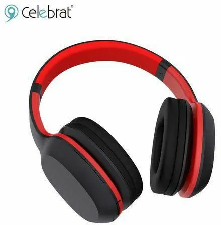 Celebrat A18 Wireless Bluetooth Headphones - 8-10 Hours Music Playtime , 5000mAh Battery