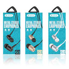 Celebrat G1 Wired Stereo Earphone - With Microphone, Cable length:1.2m - Image 2
