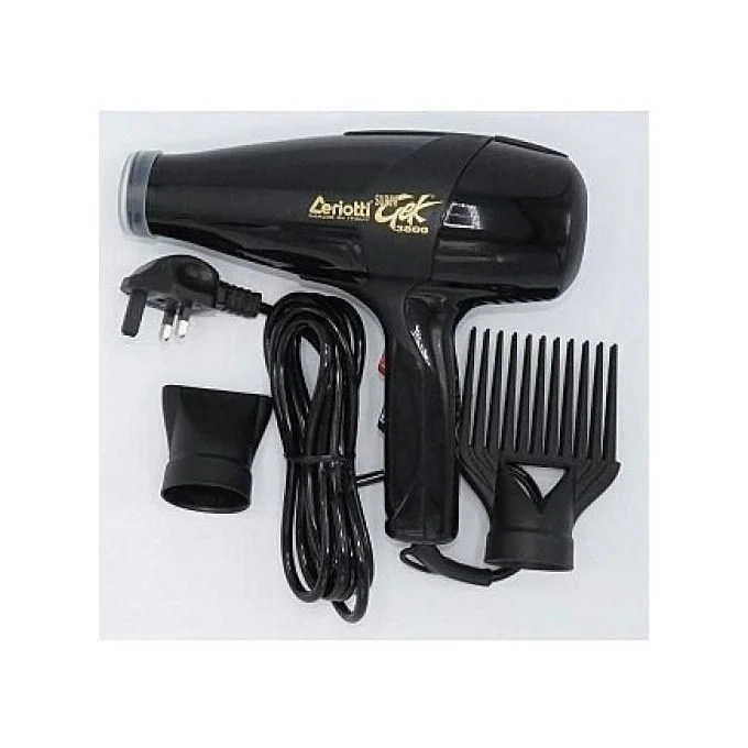 Ceriotti GEK 3800 Professional Hair Blow Dryer – 1700/1900W Original Blow Dry Styling Tool - Image 2