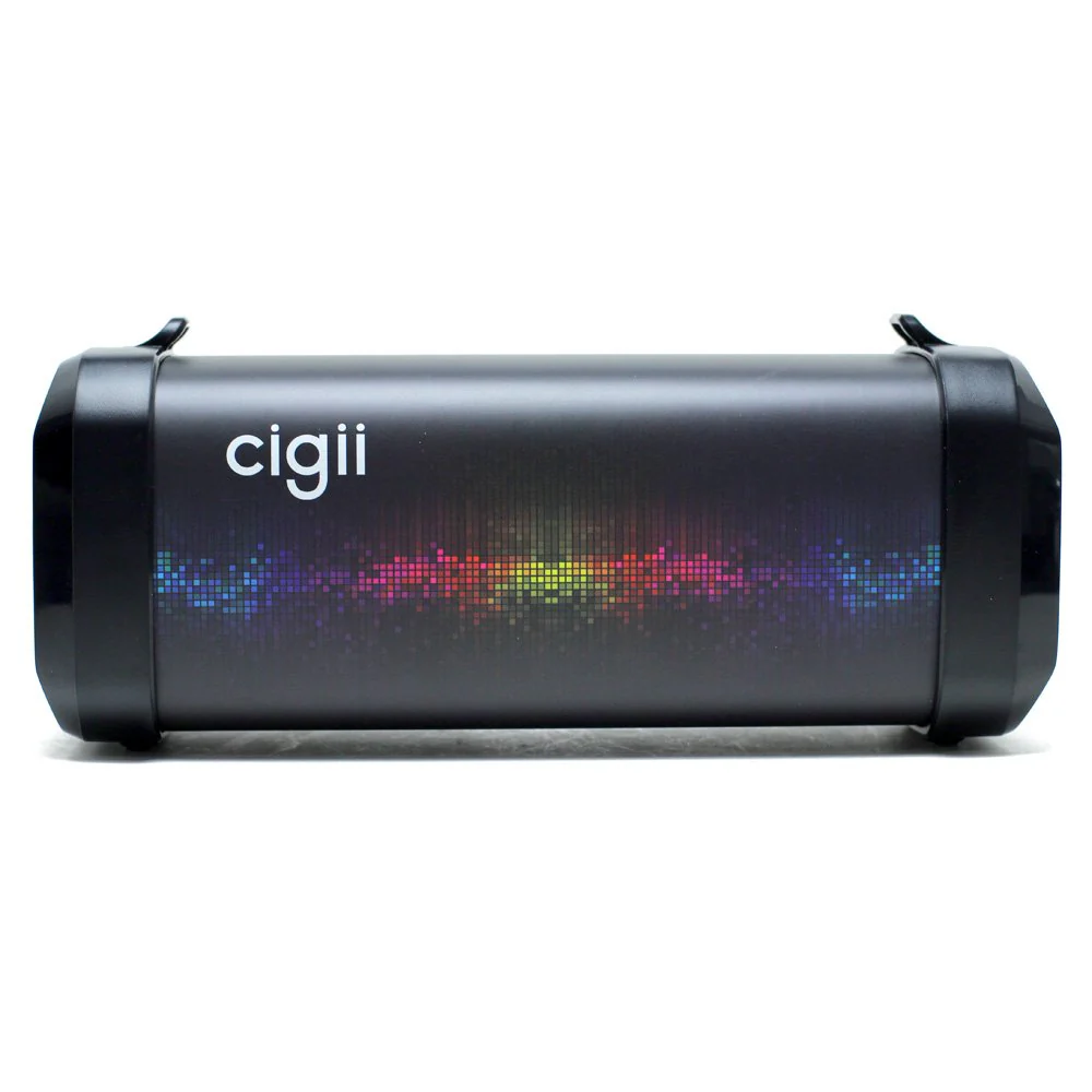 Cigii F41 (Pixel) Portable Bluetooth Speaker - FM Radio, Micro SD Card Slot, AUX Auxiliary Cable Input, Loud volume & Good bass sound quality - Image 3