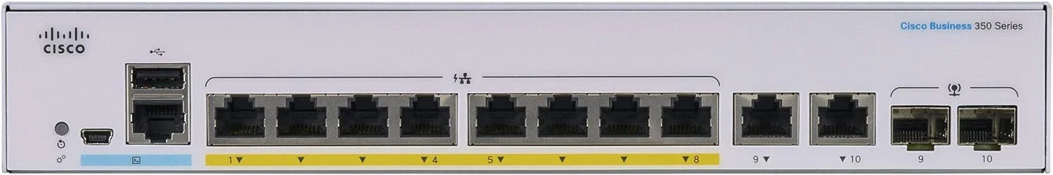 Cisco SB 8-PORT GIGABIT MNGD POE SWITCH CBS350-8P-E-2G-UK - Image 3
