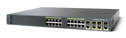 Cisco WS-C2960-24PC-S Catalyst 2960 24-PT 10/100 Ethernet Switch -Rack-mountable 1U, Power Over Ethernet (PoE - Image 2