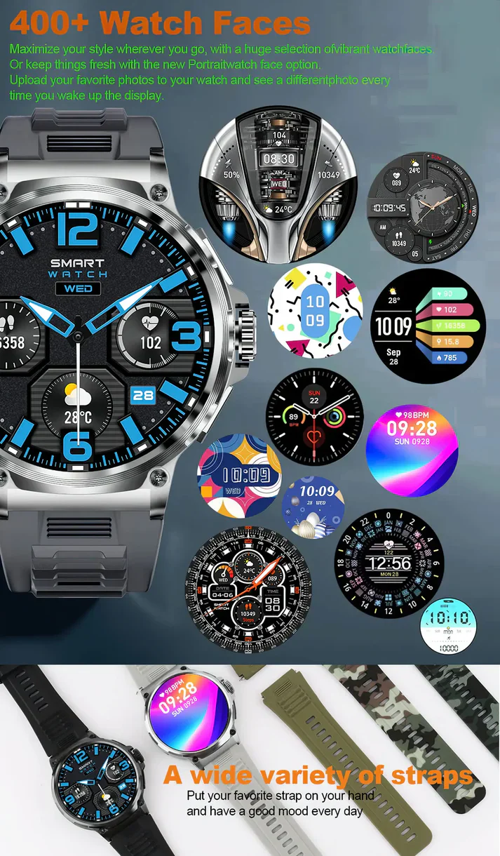 COLMI V69 1.85 Inch HD Bluetooth Call 710mAh Smartwatch