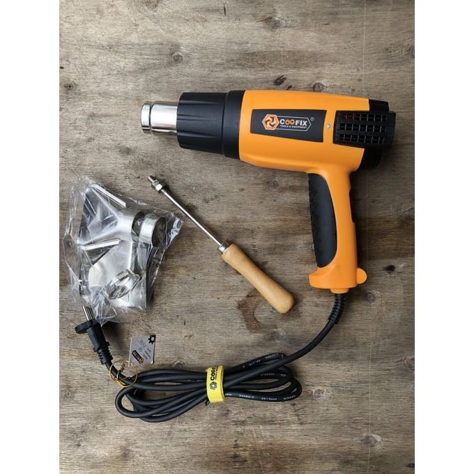 Coofix CF-HG004 2200W Heat Gun – High-Power Industrial & DIY Tool for Wood, Paint, Plastic, and Shrink Wrapping - Image 3