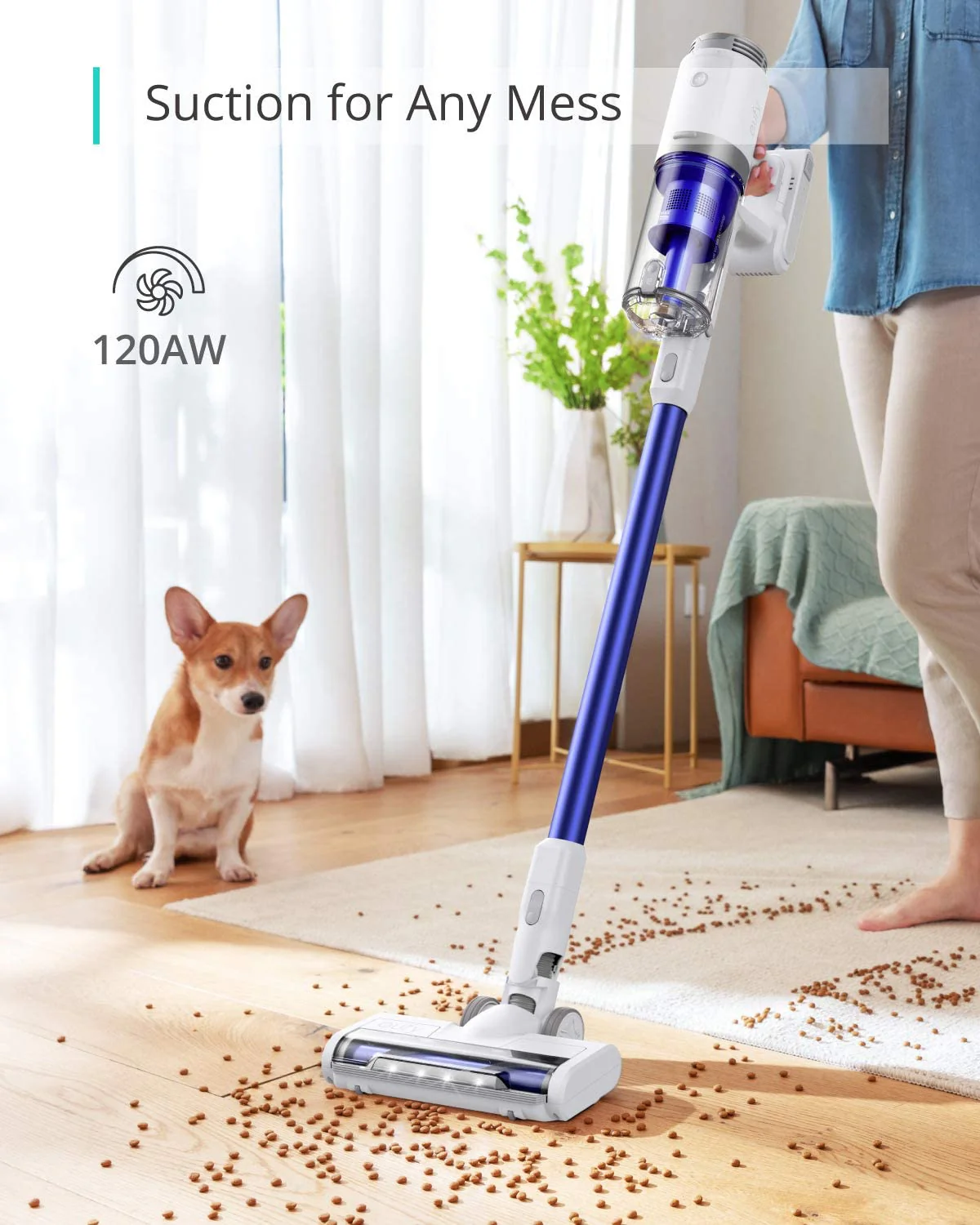 Anker eufy, HomeVac S11 Go, Cordless Stick Vacuum Cleaner (T2501K11) - Image 2